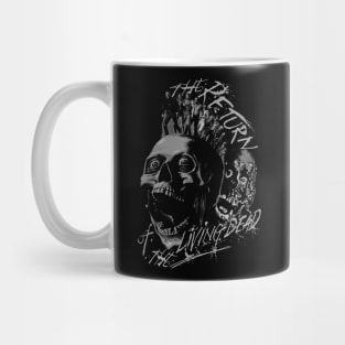 The Return Of The Living Dead, Retro Horror. (Black & White) Mug